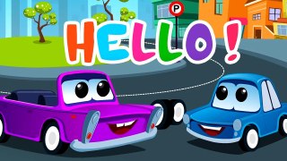 The Hello Song, Zeek And Friends Car Cartoon Videos by Kids Tv Channel