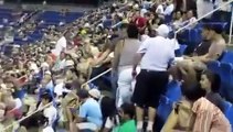 US Open Tennis Fans Fight In The Stands