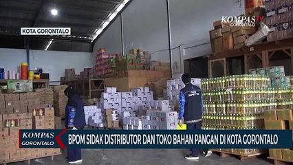 BPOM Sidak Distributor dan Toko Bahan Pangan di Kota Gorontalo