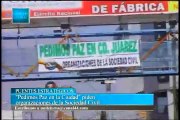 Piden Paz en Ciudad Juárez con mantas