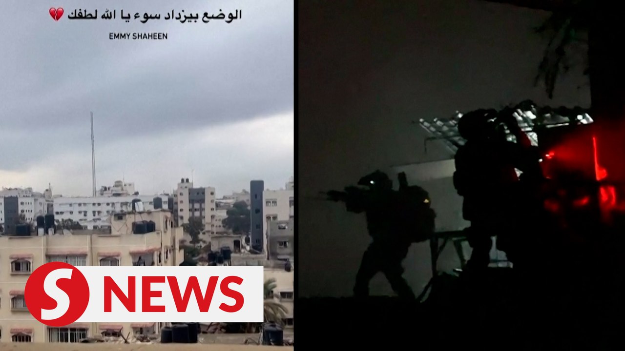 Eyewitness in Gaza records Israeli raid on Al Shifa Hospital