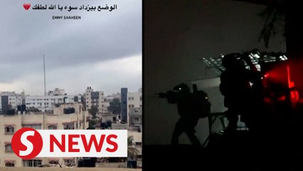 Eyewitness in Gaza records Israeli raid on Al Shifa Hospital