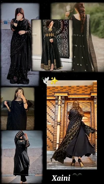 Kaly suit wali