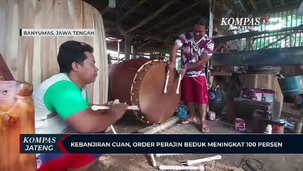 Kebanjiran Cuan, Order Perajin Beduk Meningkat 100 Persen
