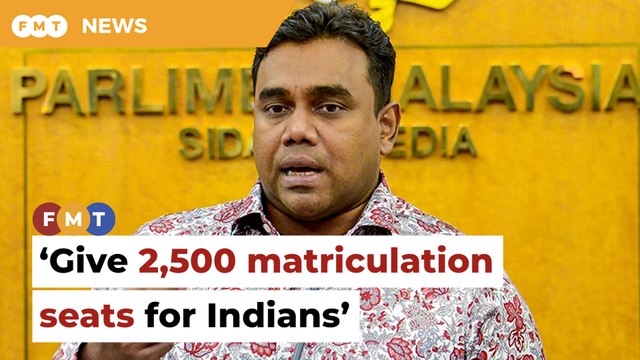 2,500 matriculation spots for Indians won’t affect support, senator tells Anwar