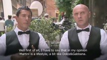 Domenico Dolce and Stefano Gabbana talk about Martini Gold