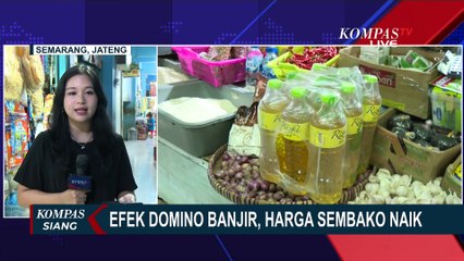 Imbas Banjir, Harga Sembako Hingga Sayur Mayur di Semarang Melejit