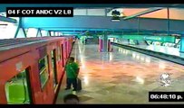 Video del conductor ebrio del Metro