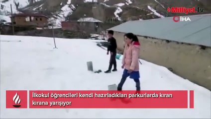 En zorlu 'survivor' parkuru! Öğrencilerin kıran kırana mücadelesi