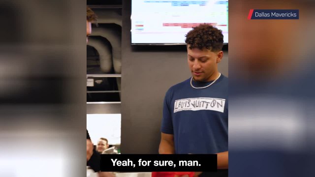 Watch: Patrick Mahomes’ gift to Luka Doncic