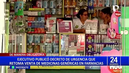Omar Neyra sobre medicamentos genéricos: “Lo real es que no hay obligatoriedad incluido en este decreto”