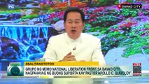 Grupo ng Moro National Liberation Front sa Davao City, nagpahayag ng buong suporta kay Pastor Apollo C. Quiboloy
