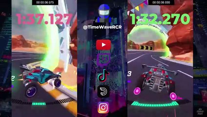 Day Drifting (1:37 vs 1:32) - Rocket Racing