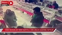 Zeytinburnu'nda yerde buldukları kredi kartıyla 2 bin liralık alışveriş yaptılar