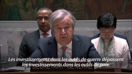 Nucléaire: "l'humanité ne peut survivre à une suite à Oppenheimer", alerte le chef de l'ONU
