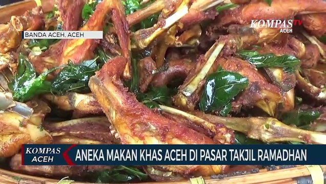 Aneka Makanan Khas Aceh di Pasar Takjil Ramadhan