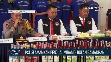 Polisi Amankan Penjual Miras di Bulan Ramadan