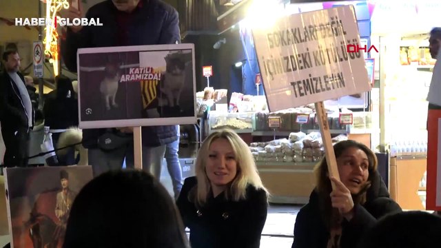 İbrahim Keloğlan tarafından katledilen 'Eros' için oturma eylemi 5'inci gününde!