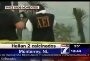 Encuentran cuerpos calcinados en Monterrey