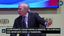 Azcón promete luchar contra la amnistía: «Es la batalla más importante desde la Transición»