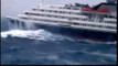 Antarctic cruise ship tossed by massive waves