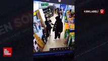 Kırklareli'nde markette alışveriş yapan kadını taciz etti