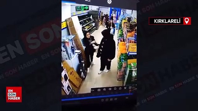 Kırklareli'nde markette alışveriş yapan kadını taciz etti