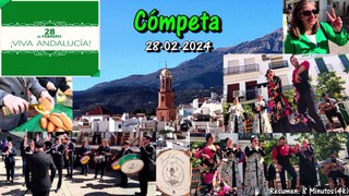 Cómpeta 28-02-2024. Día de Andalucía.(4k)