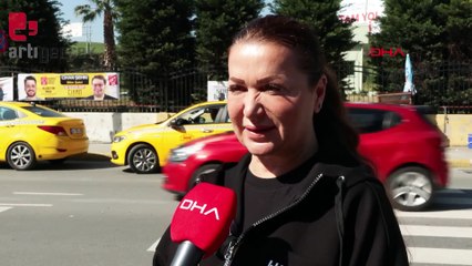 Taksici yolcu kavgası kamerada