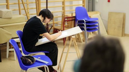 Palac Mlodziezy w Katowicach - rysunek architektura