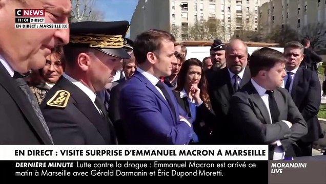 Lutte anti drogue - Emmanuel Macron en visite surprise à Marseille depuis 10h pour rejoindre 3 ministres: Une opération sans précédent pour porter un coup d’arrêt aux trafics de drogues, assurer l’ordre républicain, faire 'place nette'
