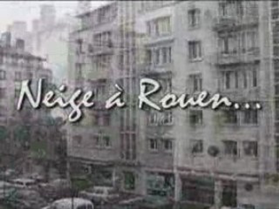 Neige à Rouen