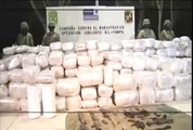 SEDENA decomisa droga, armas y vehículos en Vallecillos, NL