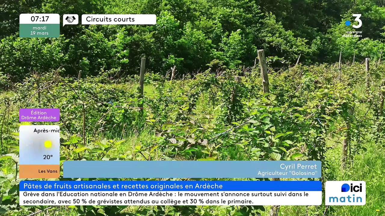 A Désaignes, "Golosina", des pâtes de fruits ardéchoises artisanales aux goûts uniques et originaux
