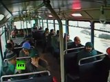 Dramático Momento de accidente en autobús en Turquía