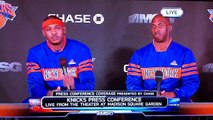 Carmelo Anthony Knicks de Nueva York Conferencia de Prensa