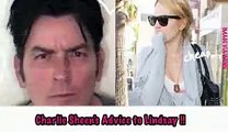 Charlie Sheen's Advice To Lindsay Lohan