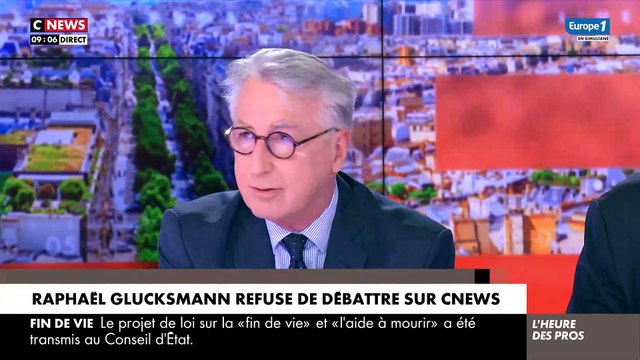 Pascal Praud règle définitivement son compte au candidat PS Raphaël Glucksmann: Il n'est pas habitué au courage. C’est la caricature de boboland et le candidat de France Inter - Regardez