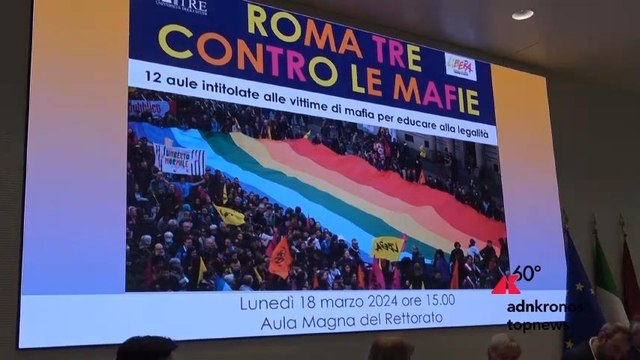 Roma Tre Contro le Mafie: l’Ateneo intitola 12 aule alle vittime di mafia
