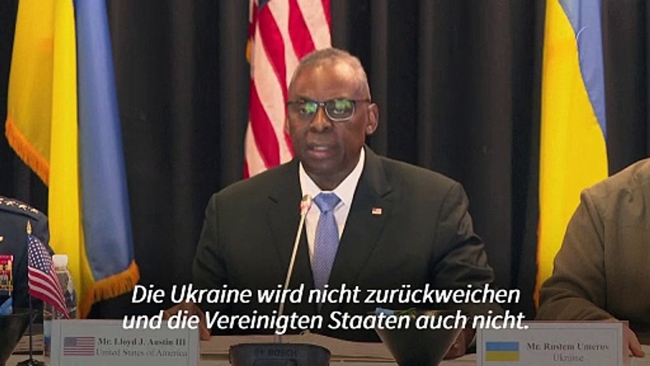 Austin: 'Wir werden nicht zulassen, dass die Ukraine scheitert'