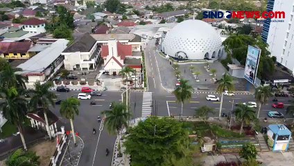 Mengintip Keindahan Masjid Agung Kubah Timah di Kota Pangkalpinang