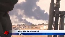 Fuerzas Gadafi  Central de instalaciones petroleras de Libia