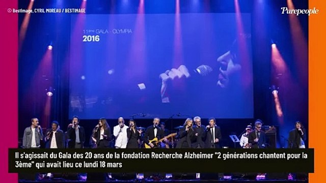 PHOTOS Edouard Baer et Sandrine Kiberlain : retrouvailles complices à l'Olympia devant Pierre Souchon, sosie et fils d'Alain