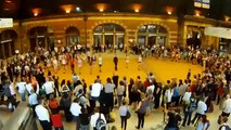 Baile irlandés en la estación central en Sydney