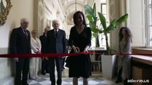 Mattarella all'inaugurazione della nuova sede della Stampa estera