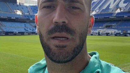 Vídeo de Dioni dando las gracias a la afición del Málaga C. F.