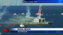 Raw Video: Australia Sinks Decommissioned Ship
