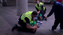 Brutalidad policiaca en EE. UU. durante el partido México vs. Venezuela