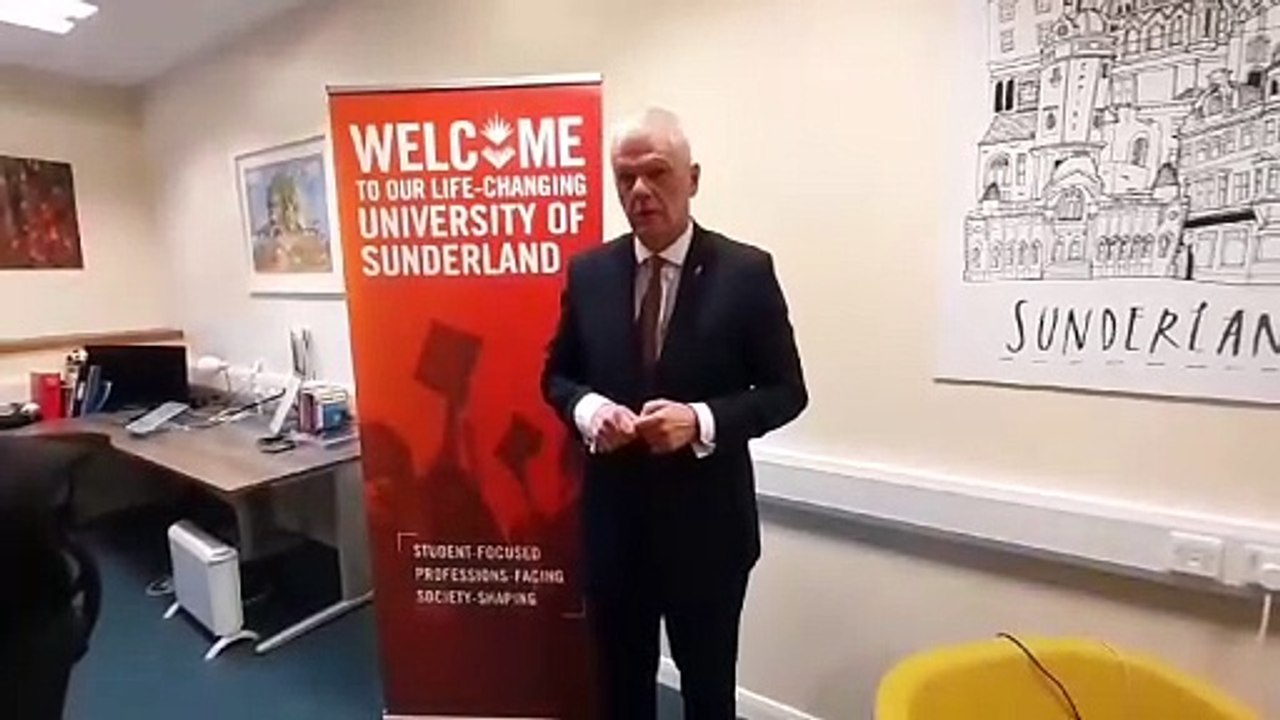 Vice chancellor says new film studios will be transformational as applications for University of Sunderland course places already on the rise