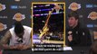 Lakers - Reaves pas très heureux de raconter le dunk de Jalen Johnson